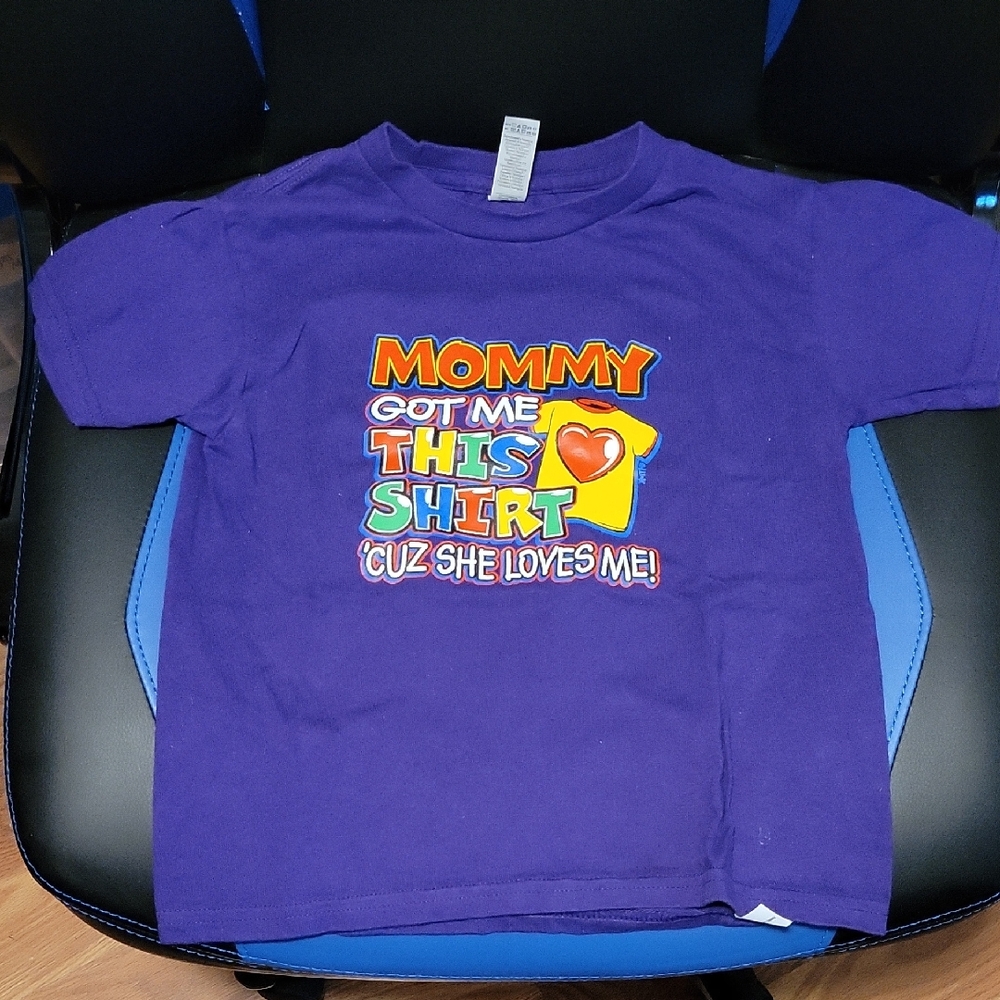 Gildan Purple Short Sleeve Tee Casual Cotton
